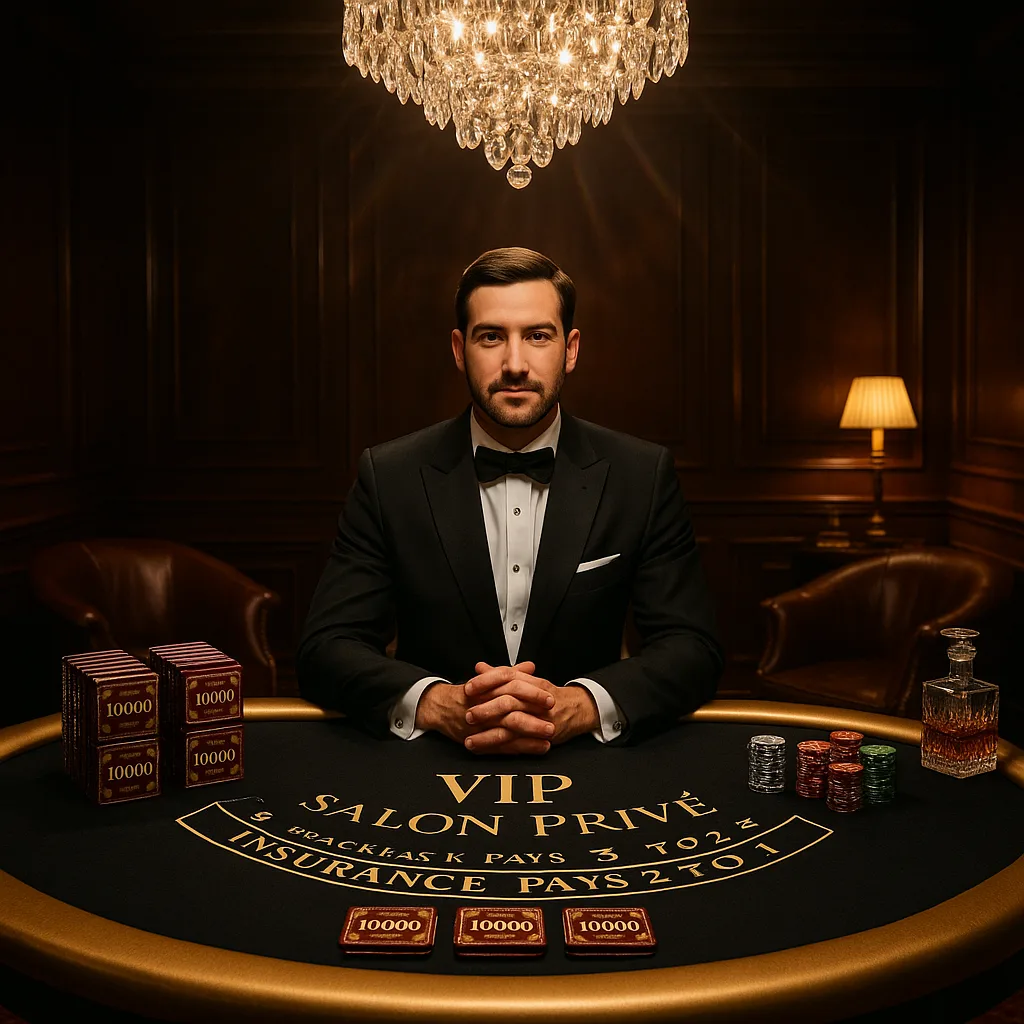 Rabona - Blackjack en direct - Croupier en direct Evolution Gaming