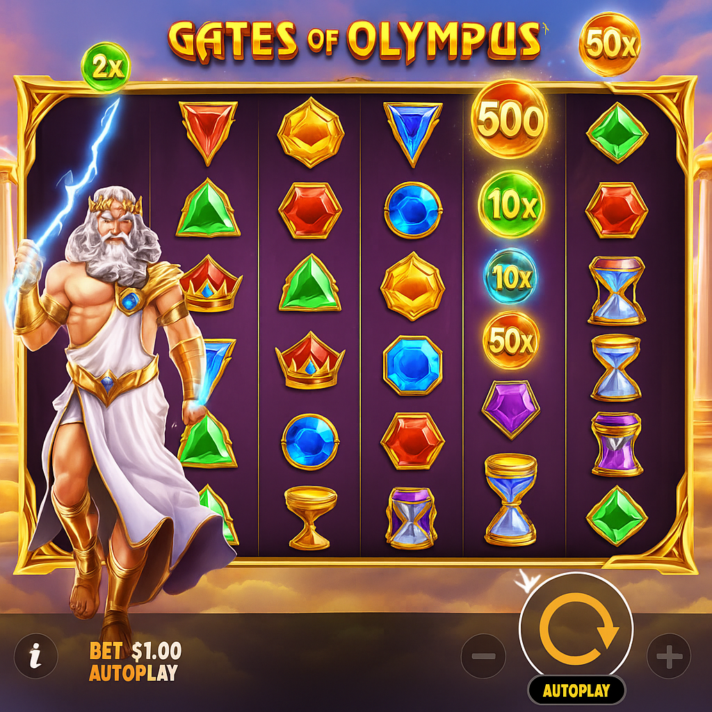 Rabona Casino - Gates of Olympus Slot Game