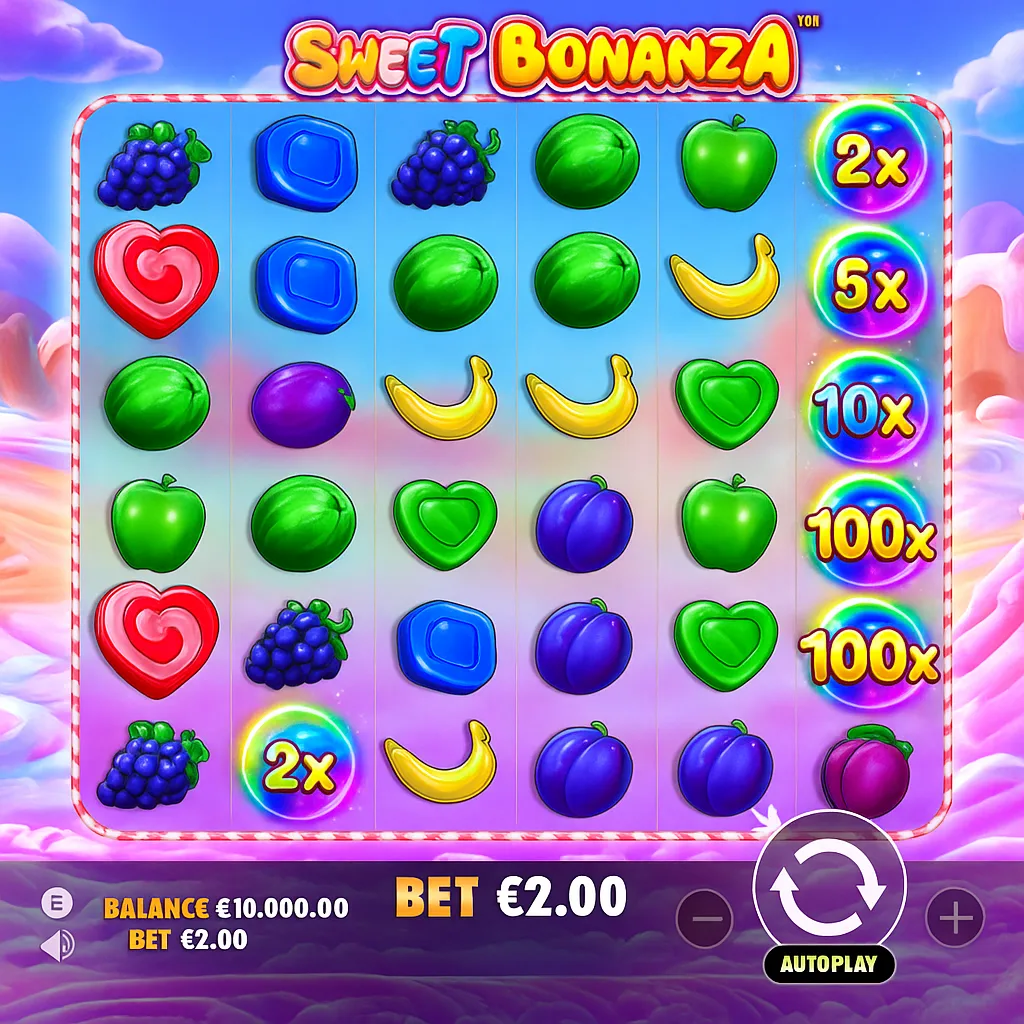 Rabona Casino - Machine à sous Sweet Bonanza