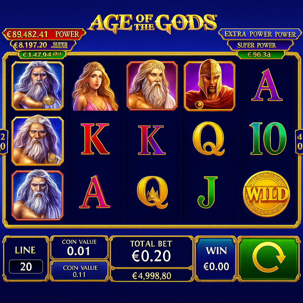 Rabona - Machine à sous Age of the Gods - Slot casino Mythologie