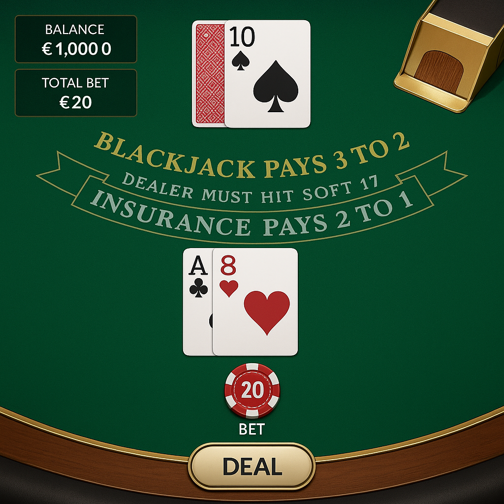 Rabona Casino - Blackjack Table Game